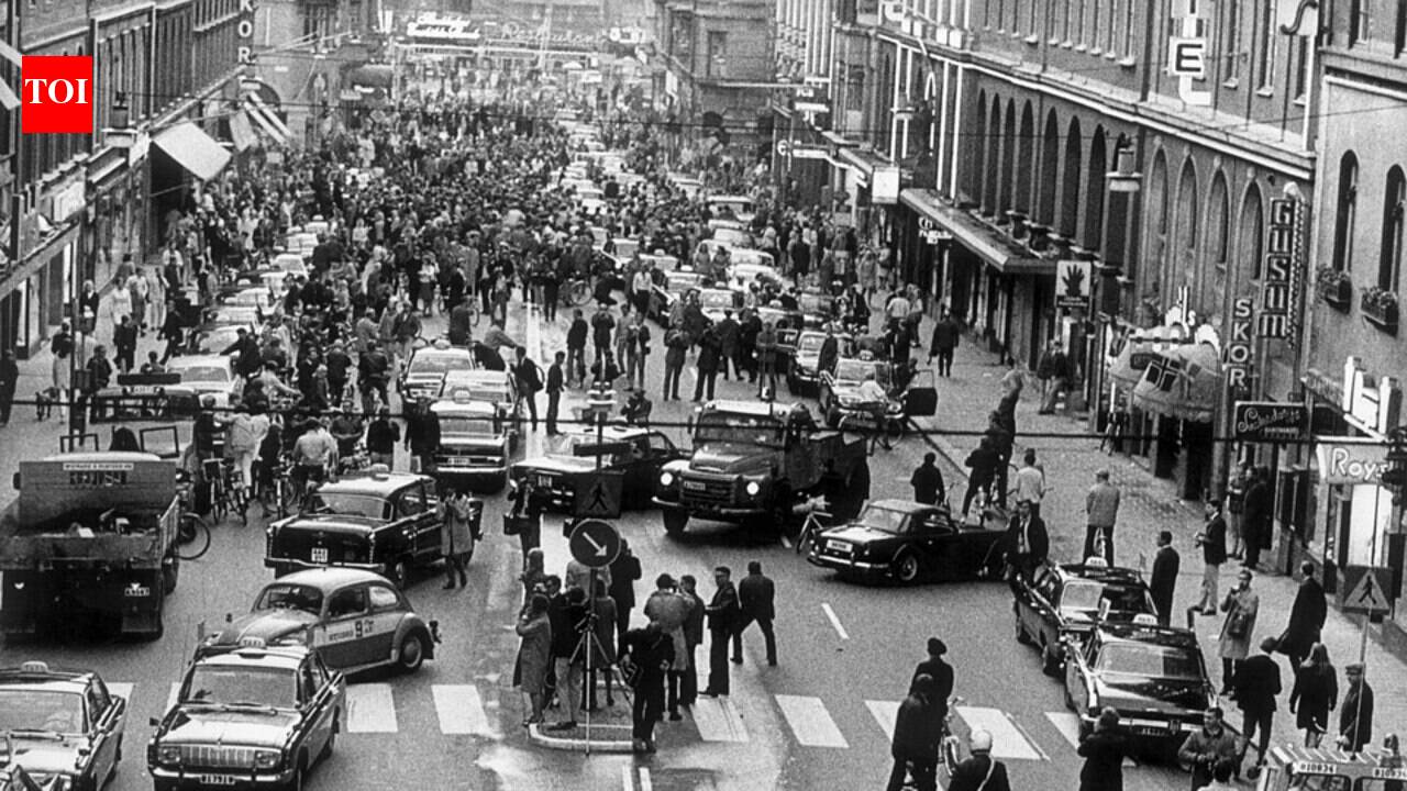 Sweden changed the entire country from left-hand to right-hand driving in a single morning in 1967 because nearly all neighbouring countries already drove on the right and most Swedish cars had left-side steering, making overtaking on its old roads dangerously difficult.