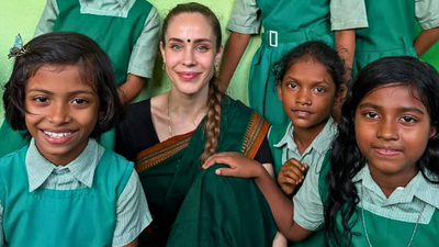 She left a luxury life in Dubai to start a free school in a remote Indian village; How this Swiss woman found her life's purpose
