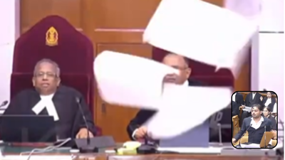 'I order you to order ...' : High drama in SC as petitioner uses cuss words for CJI, throws papers
