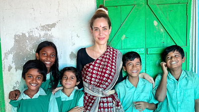 She left her luxury life in Switzerland and Dubai to start a free school in a remote Indian village; How this Swiss woman found her life's purpose