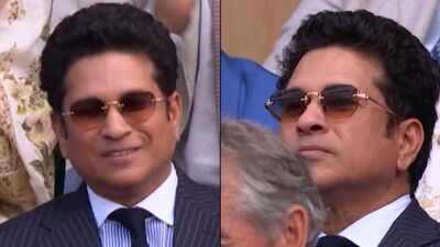 Watch: Sachin Tendulkar, hailed as 'perhaps the greatest batsman of all time', spotted at Wimbledon semi-final