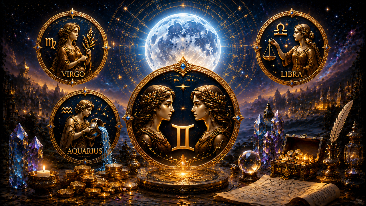 Moon in Gemini: 4 Zodiac Signs Set for Sudden Cash Breakthroughs