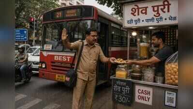 BEST Bus Driver Holds Up Traffic For 20 Minutes in Mulund to Buy Sev Puri