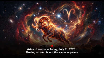 Aries Horoscope Today, July 11, 2026: Moving around is not the same as peace