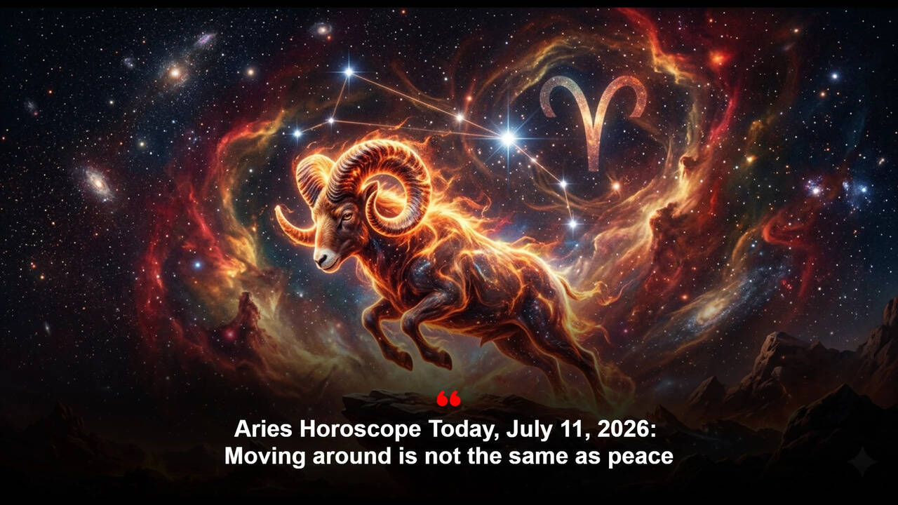 Aries Horoscope Today, July 11, 2026: Moving around is not the same as peace