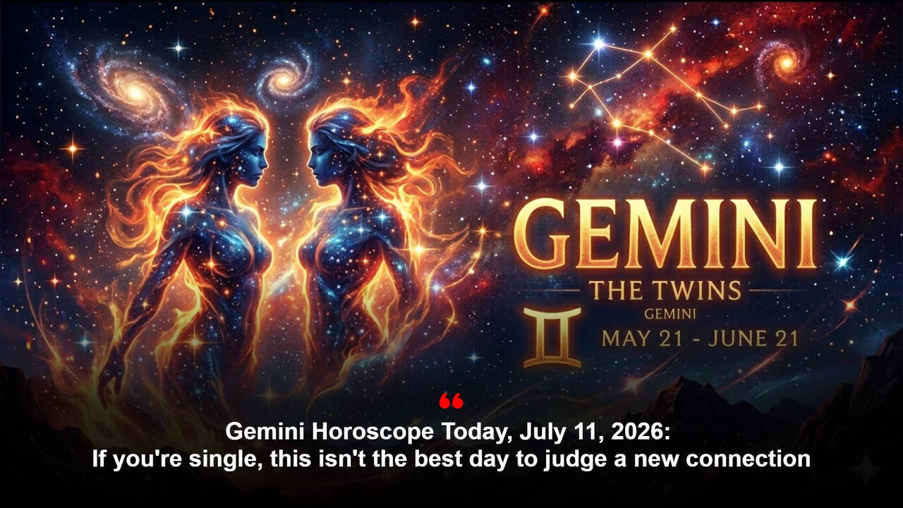 Gemini Horoscope Today, July 11, 2026: If you're single, this isn't the best day to judge a new connection
