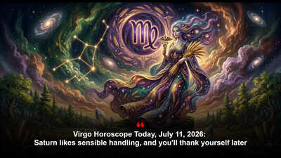Virgo Horoscope Today, July 11, 2026: Saturn likes sensible handling, and you'll thank yourself later