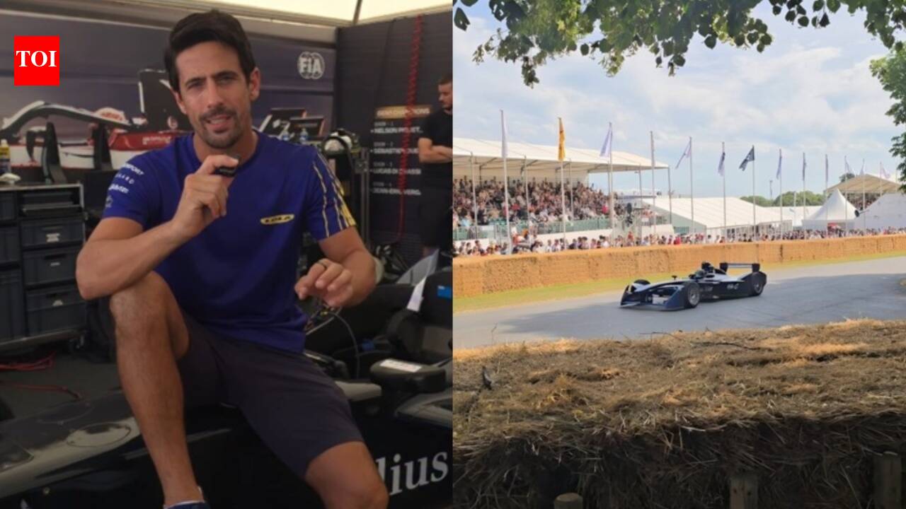 FE - Lucas Di Grassi takes Formula E GEN1 up the hill at Goodwood Festival of Speed