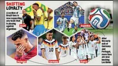 With Brazil, Germany and Portugal out, Kolkata fans rally behind new ‘favourites’