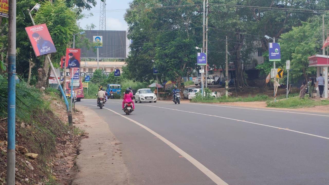 Blind Curve, overgrown vegetation turn NH 66 stretch at Mamom near Attingal into accident black spot