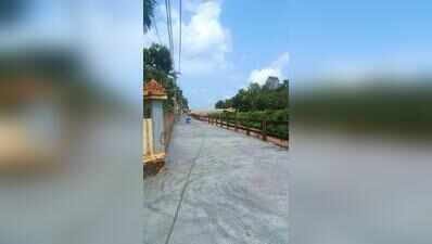 Partial relief for residents as Railway constructs concrete road near Nemom station