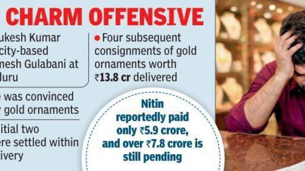 Case against city jeweller for duping man of over ₹7cr