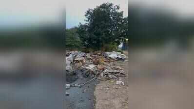 TOI impact: Garbage dumped on school campus in education minister’s constituency cleared