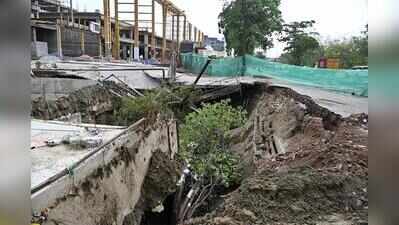 Potholes to cave-ins: Noida roads could not take one spell of rain
