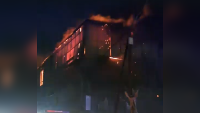Inferno destroys incense stick godown in Kalamna