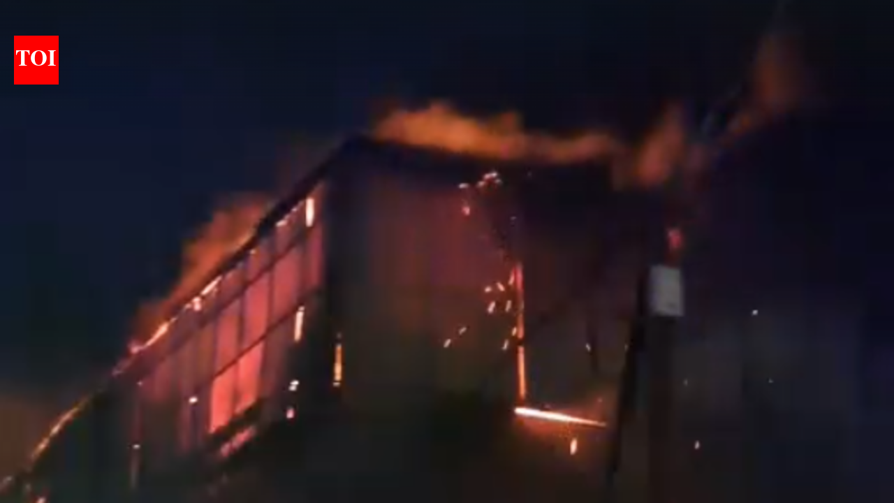 Inferno destroys incense stick godown in Kalamna