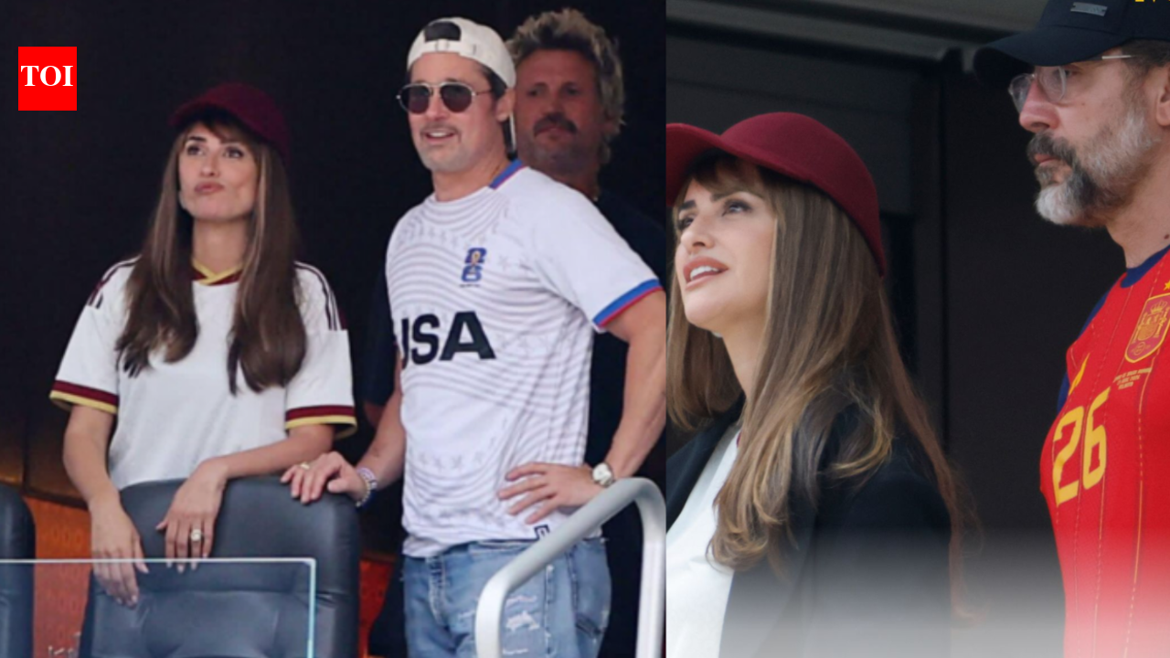 Hollywood invasion! Brad Pitt, Timothée Chalamet, Penélope Cruz lead star-studded crowd at Spain vs Belgium World Cup clash