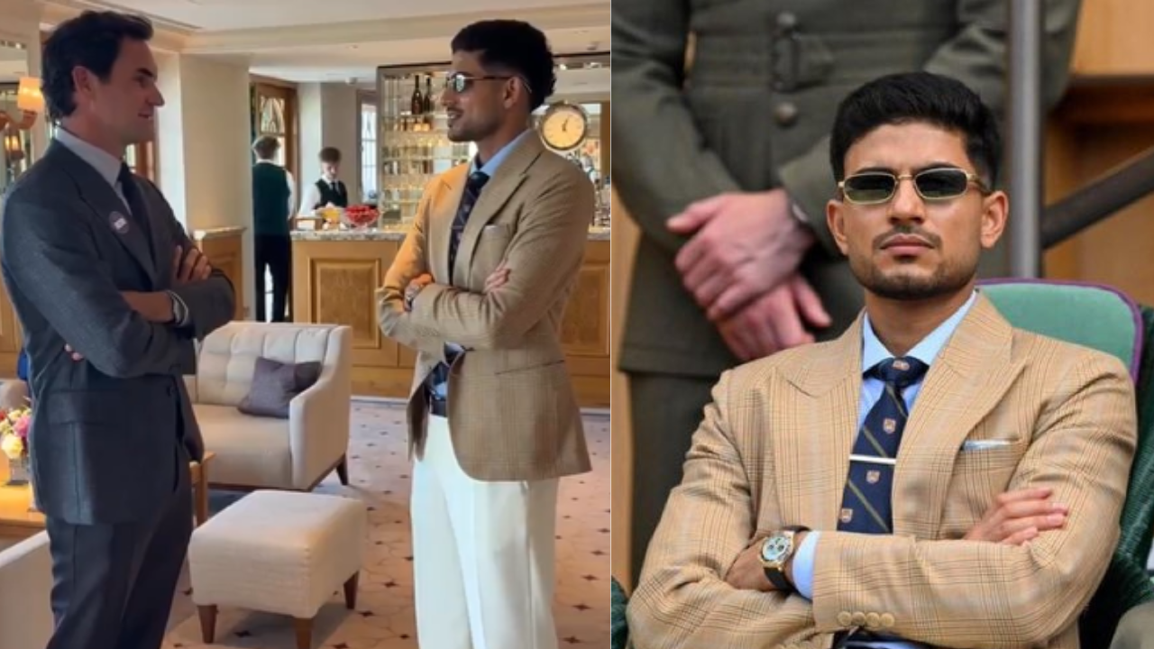 Shubman Gill chats with Roger Federer, becomes only fourth Indian captain to...