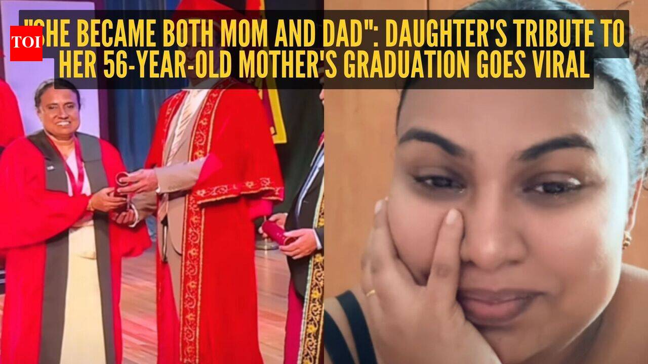 56-year-old Indian mom finally earns her Master's degree, daughter's emotional tribute leaves the internet in tears