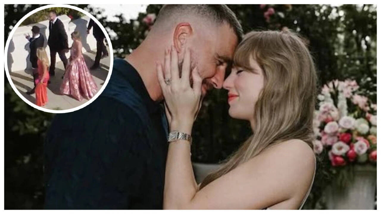 Taylor Swift and Travis Kelce make FIRST appearance as a married couple at JuJu Smith-Schuster’s wedding - PICS