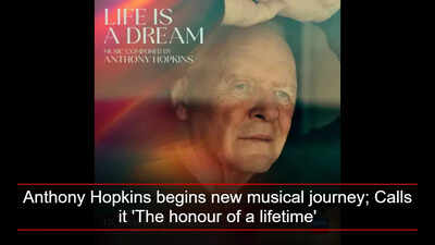 Anthony Hopkins begins new musical journey; Calls it 'The honour of a lifetime'