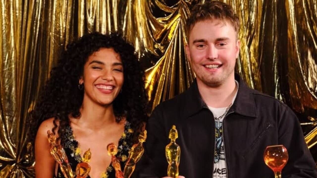 Olivia Dean and Sam Fender break their UK record of 'longest-running number one single' with 16 weeks of 'Rein Me In'