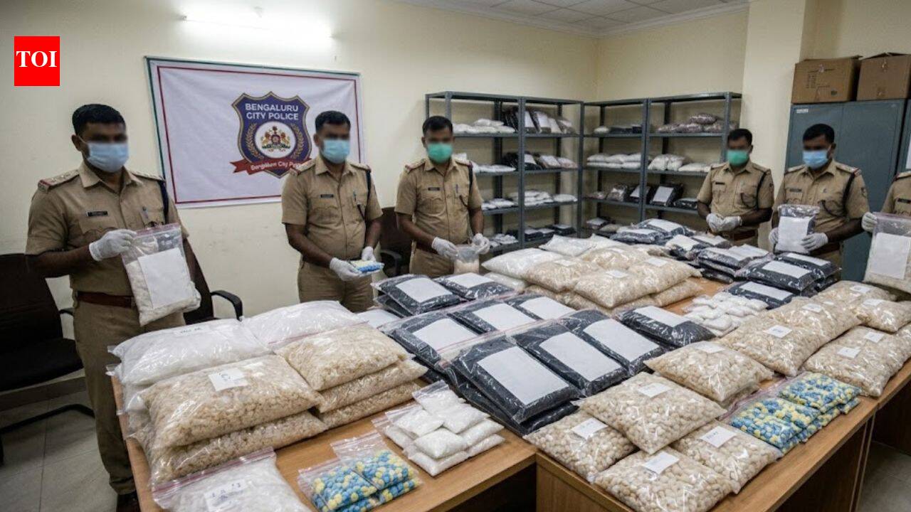 Bengaluru police bust international drug trafficking network, arrest 8; narcotics worth Rs 60.86 crore seized