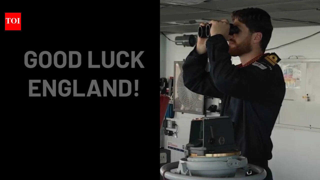 Watch: UK Armed Forces cheer on England with 'Norway may row, England roars' message