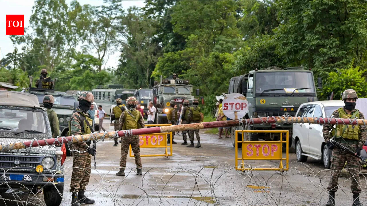 Mob of around 600 attempts to advance towards Manipur's Imphal West, security forces prevent potential communal clash