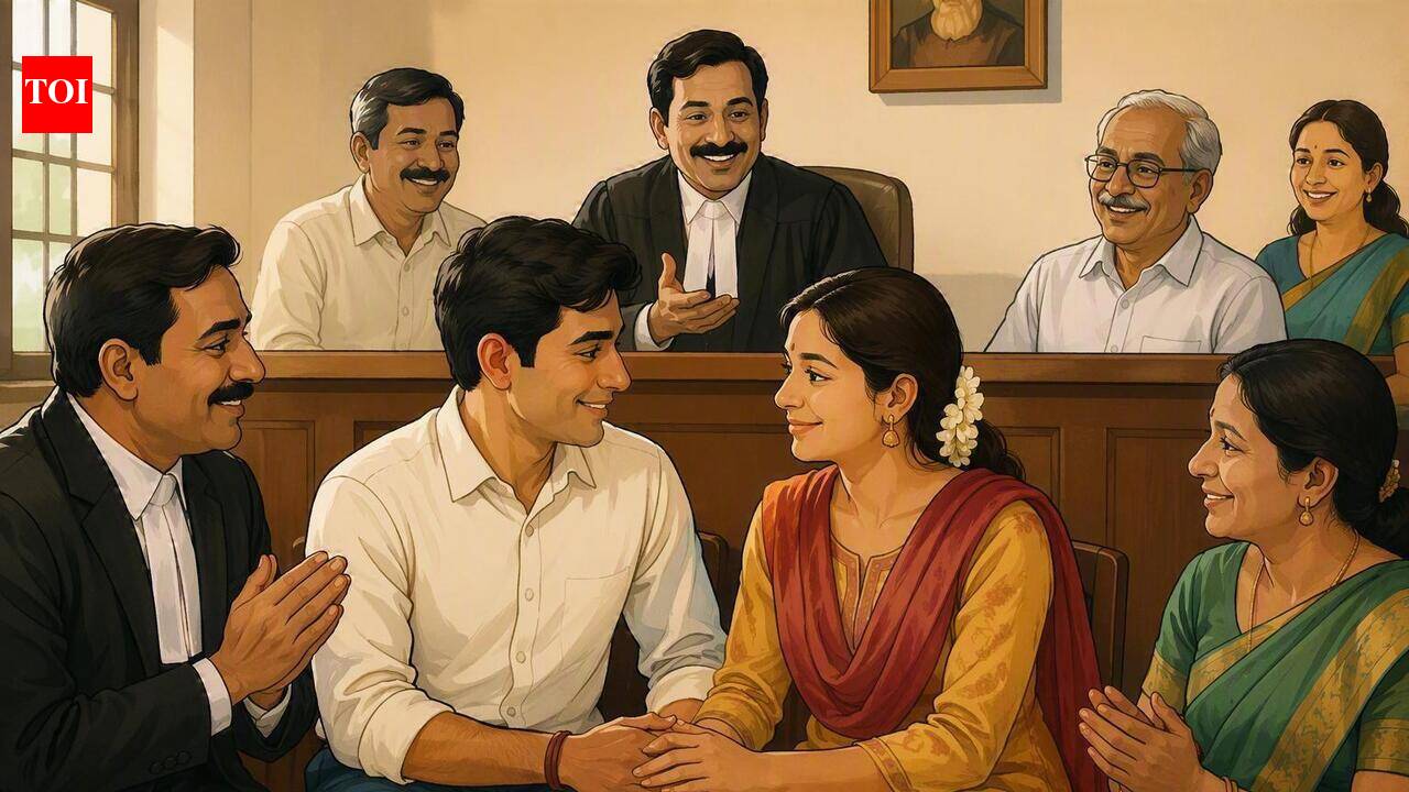 Lok Adalat reunites young couple on brink of divorce