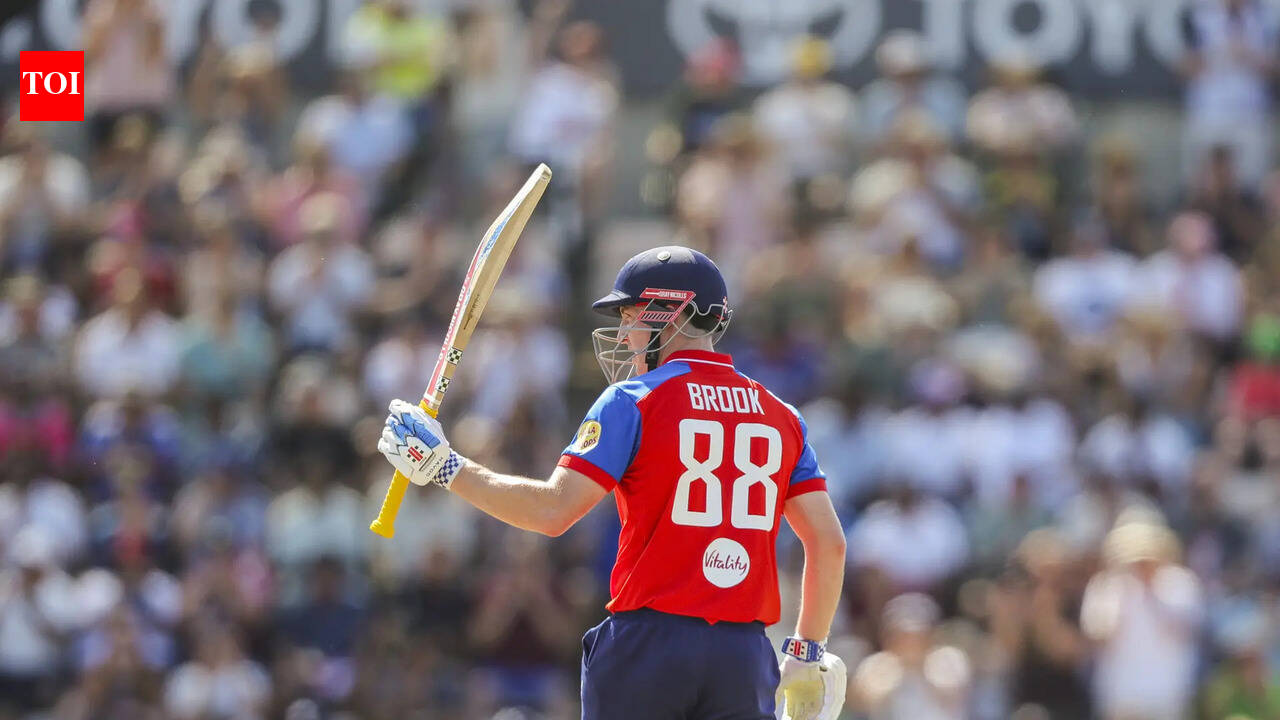 Harry Brook creates history in 5th T20I against India, becomes 1st England batter to...
