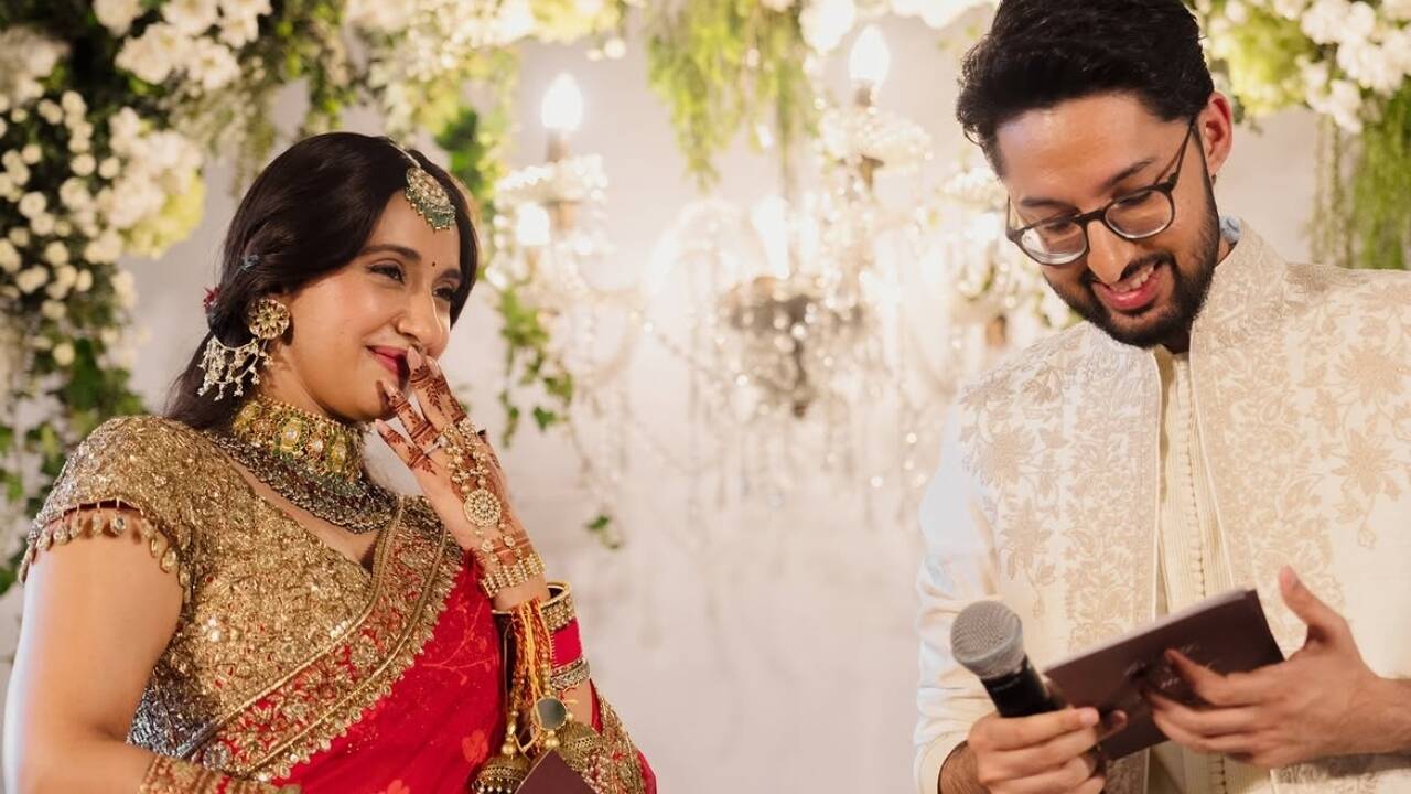 Akansha Ranjan Kapoor and 'Mr And Mrs Mahi' director Sharan Sharma are officially married, drop FIRST PICS, Alia Bhatt, Ananya Panday and others shower love