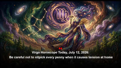 Virgo Horoscope Today, July 12, 2026: Be careful not to nitpick every penny when it causes tension at home