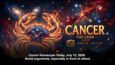 Cancer Horoscope Today, July 13, 2026: Avoid arguments, especially in front of others