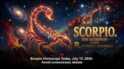 Scorpio Horoscope Today, July 13, 2026: Avoid unnecessary debate