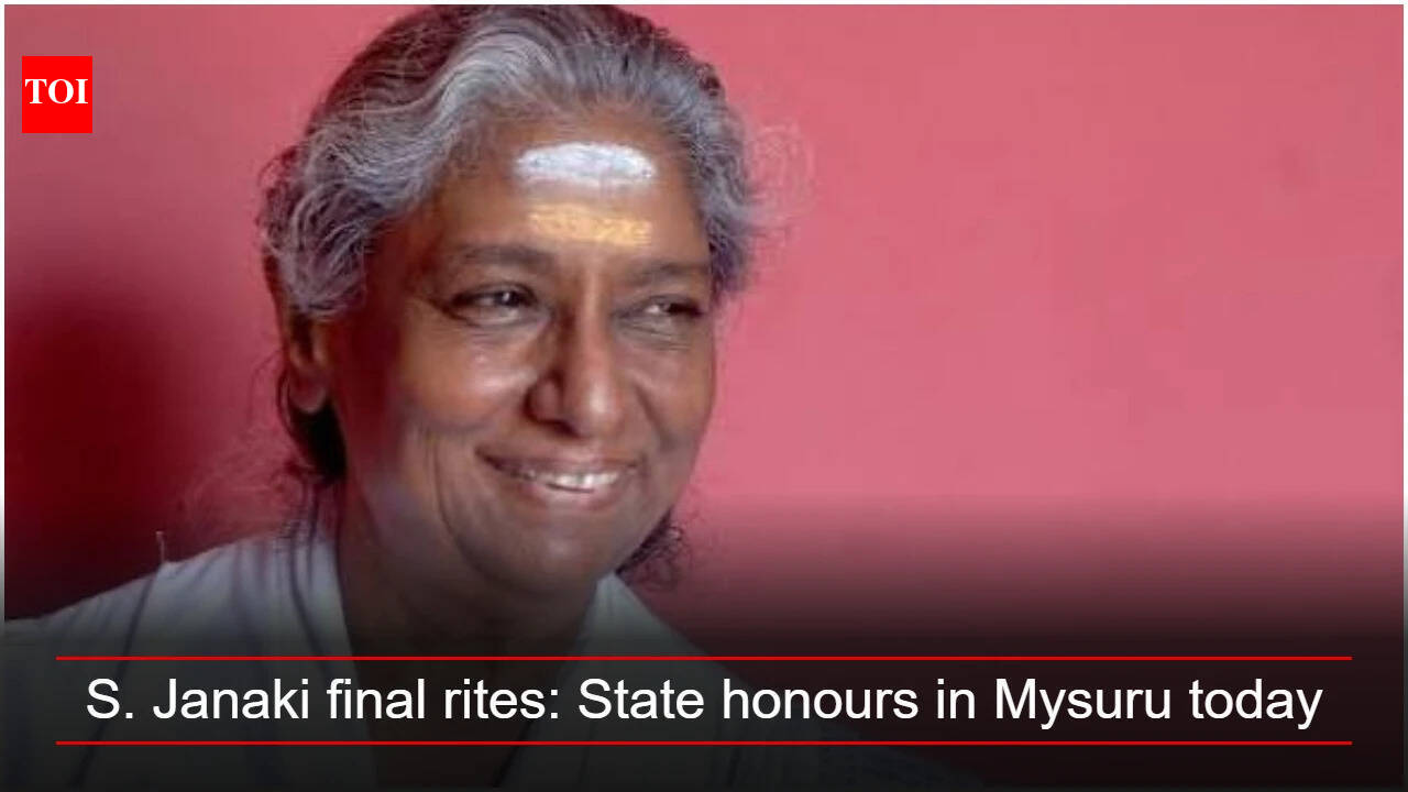 S. Janaki final rites: State honours in Mysuru today; Public viewing at Maharaja College grounds