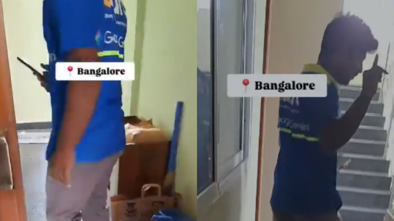 Bengaluru woman alleges delivery agent forced way into home to use washroom, flashed her