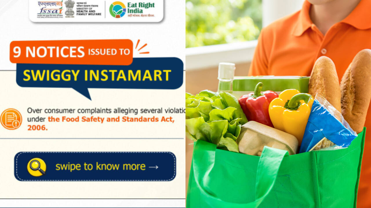FSSAI issues 9 notices to a popular quick-commerce grocery delivery platform