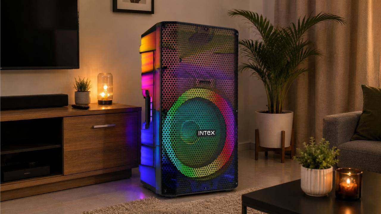 Intex Raag 3500 party speaker review: Big sound, bold lights, premium price
