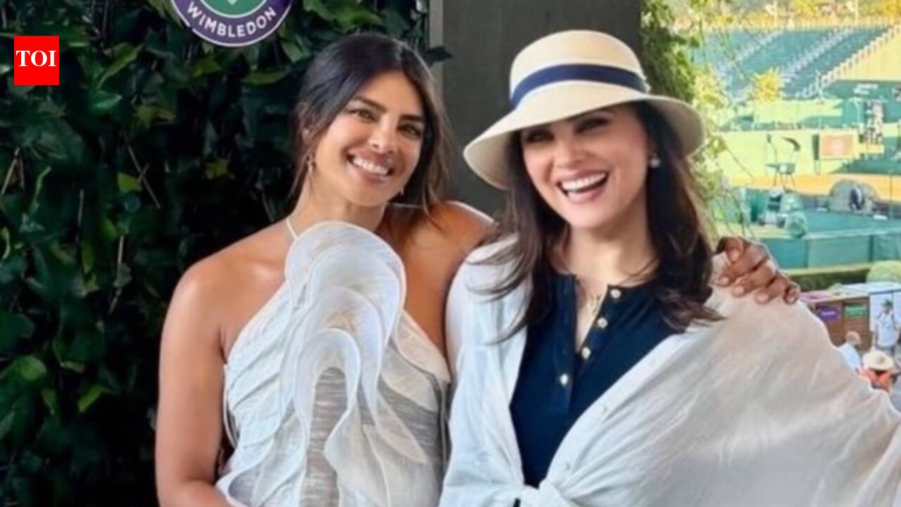 '26 years later...': Priyanka Chopra attends Wimbledon semi-final, shares warm reunion moments with 'Andaaz' co-star Lara Dutta
