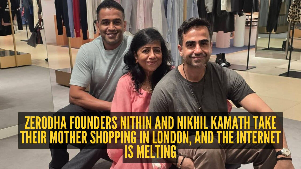 'My sons did amazing shopping for me': Nithin and Nikhil Kamath's sweet London outing with their mother is winning hearts