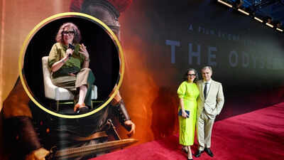 Emma Thomas, wife of director Christopher Nolan, describes 'The Odyssey' in three words: 'epic, experiential and human'
