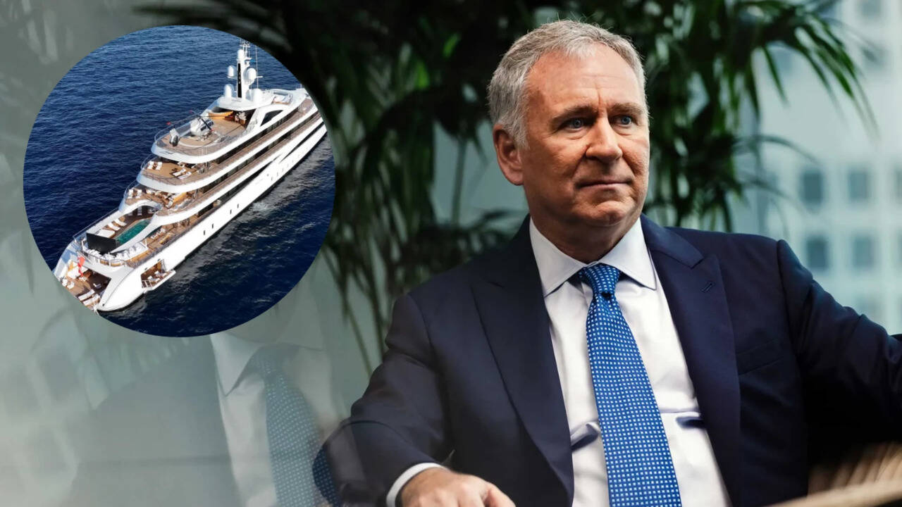 Ken Griffin's $250 million superyacht wouldn't fit at his mansion, so he built a private marina