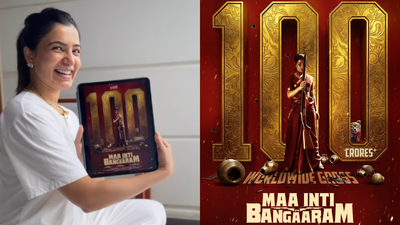 ‘We did 100 crores’: Expectant Samantha Ruth Prabhu breaks down in tears over Raj Nidimoru's sweet surprise on ‘Maa Inti Bangaram’s global haul