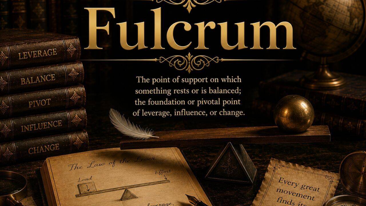 Word of the day: Fulcrum