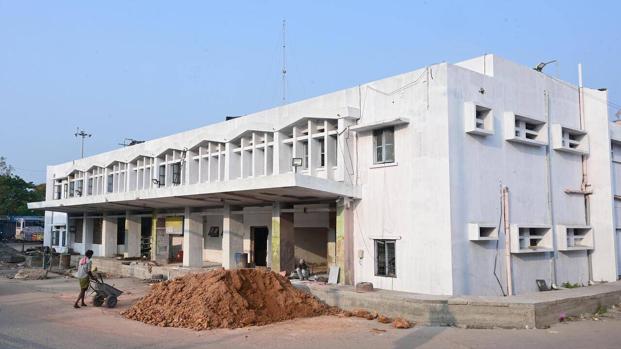 Biocomposter bin set up at Ernakulam KSRTC bus stand