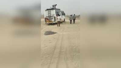 Jaisalmer sandstorms bury highway, disrupt BSF border routes