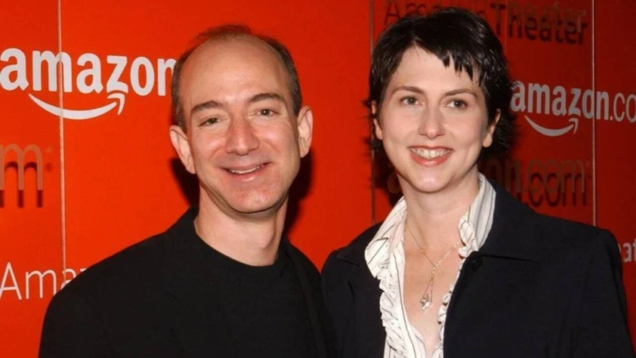 Jeff Bezos wrote Amazon's plan on his laptop while MacKenzie Scott drove a 2,000-mile US road trip