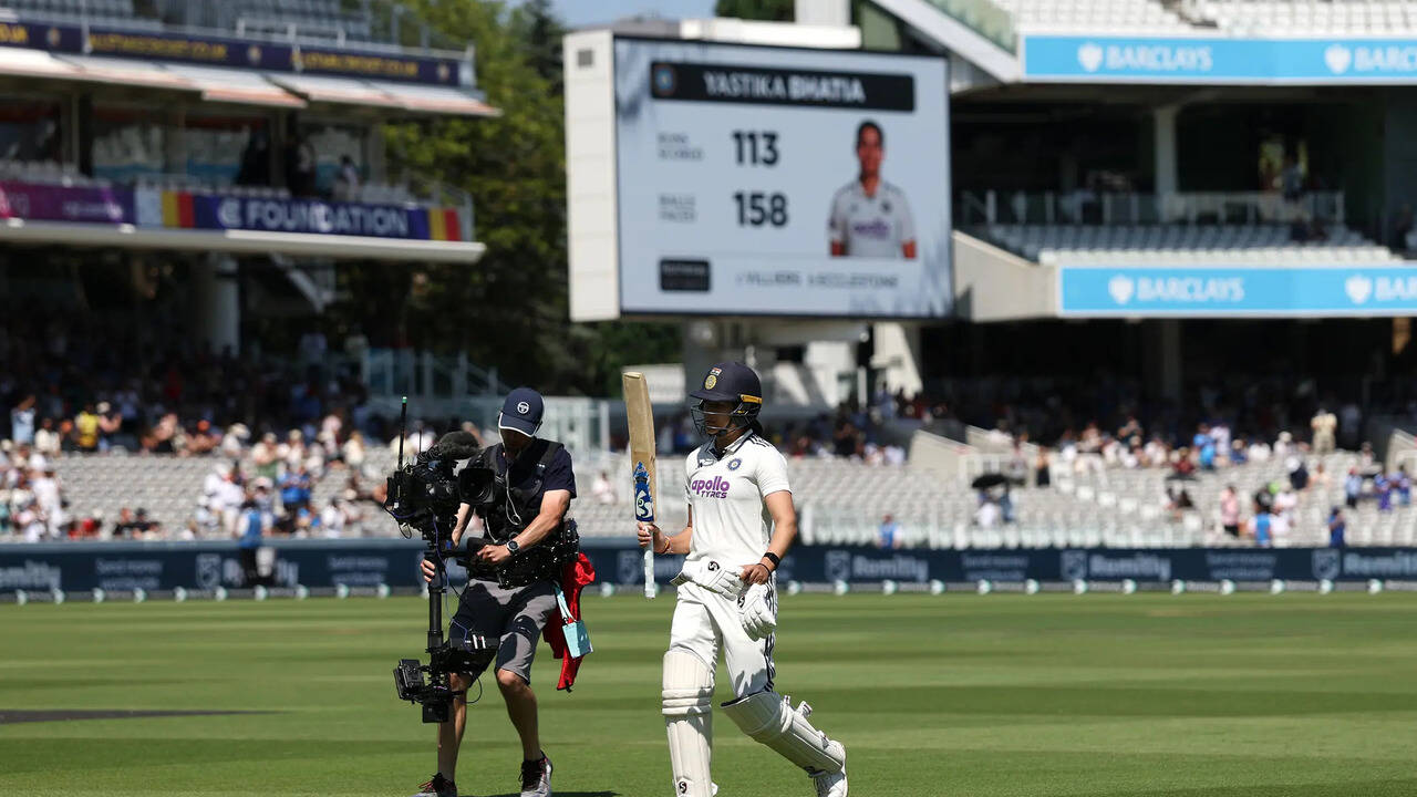 India on brink of historic Lord's Test victory after Yastika Bhatia's record-breaking century