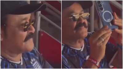 Mohanlal spotted at Argentina vs Switzerland FIFA World Cup quarterfinal: WATCH video